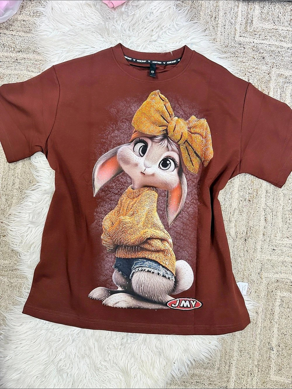 Kids Graphic Short Sleeve Tee in Brown